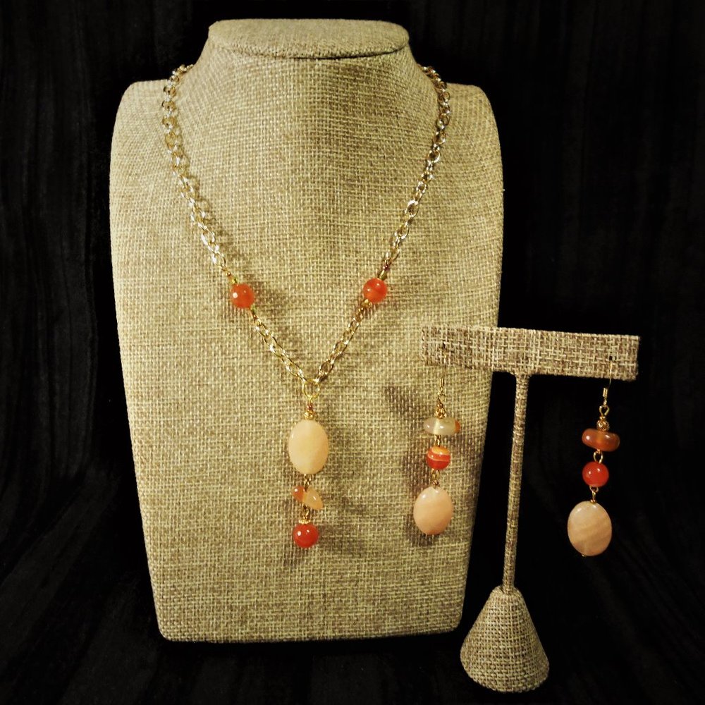 Handcrafted jewelry set